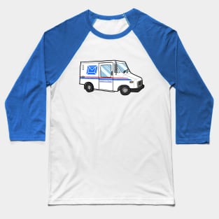 8645 Mail Truck Baseball T-Shirt
